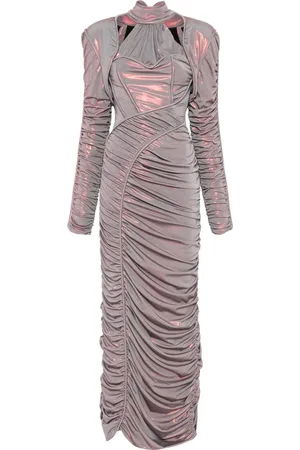MITILIANE COUTURE Holografisk maxiklänning