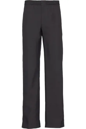 Prada Byxor med broderad logotyp