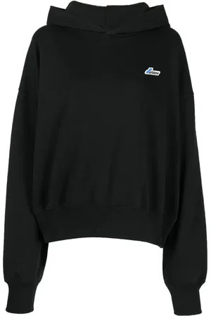 We11 Done Hoodie med broderad logotyp