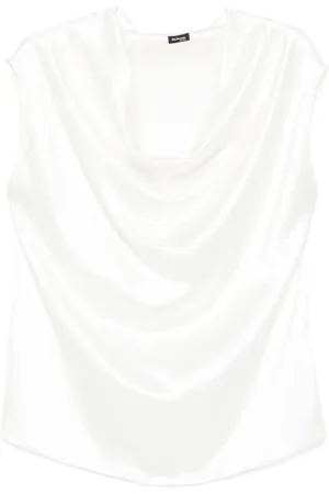 Kiton Blus med draperad detalj