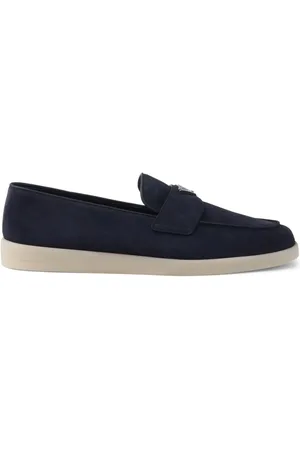 Prada Loafers med triangelformad logotyp
