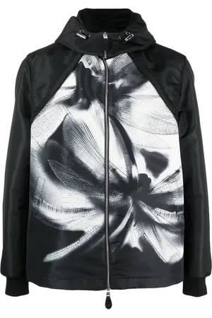 Alexander McQueen Dragonfly Shadow bomberjacka med huva