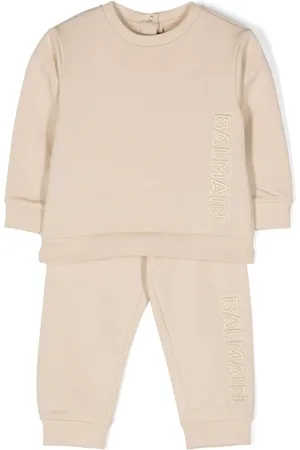 Balmain Mjukisoverall med präglad logotyp