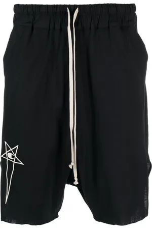 Rick Owens Shorts med broderad logotyp