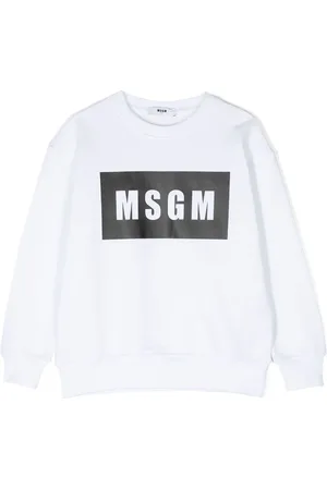 Msgm Sweatshirt med logotyp