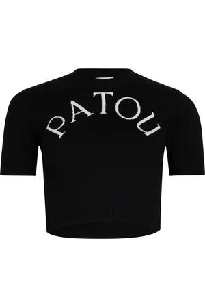 Patou Croptop med logotypkant i jacquard