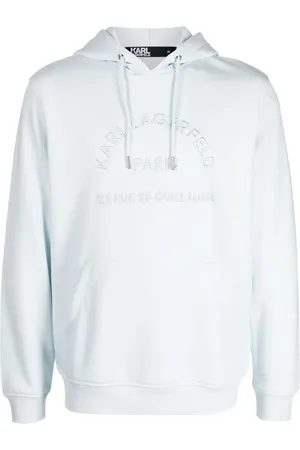 Karl Lagerfeld Hoodie med broderad logotyp