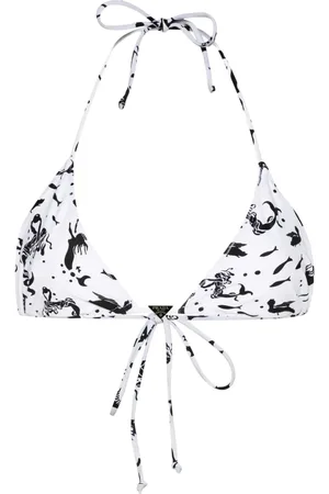 Prada Bikiniöverdel med tryck