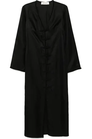Rohe Mandarin sidenklänning