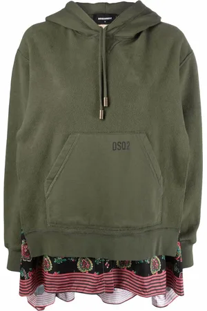 Dsquared2 Hoodie med logotyp