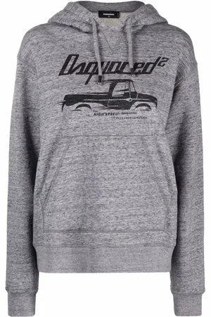 Dsquared2 Hoodie med lastbilstryck