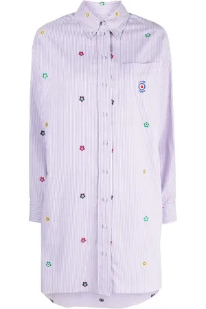 Kenzo Skjortklänning med broderad design