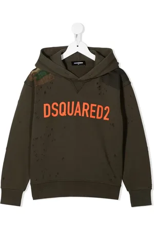 Dsquared2 Hoodie med logotyp