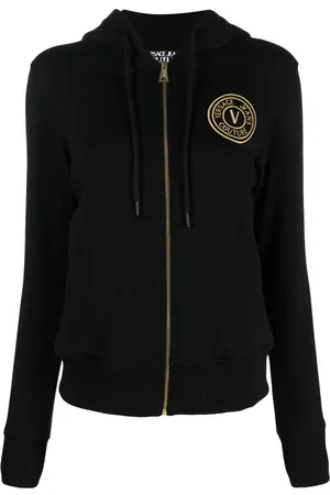 VERSACE Hoodie med broderad logotyp
