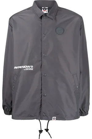 A Bathing Ape Skjortjacka med logotyp