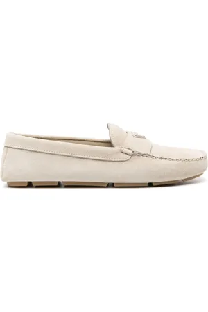 Prada Loafers med triangelformad logotyp