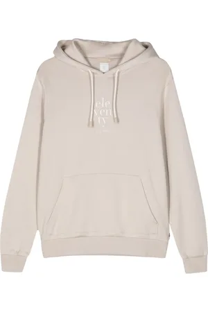 ELEVENTY Hoodie med logotyp