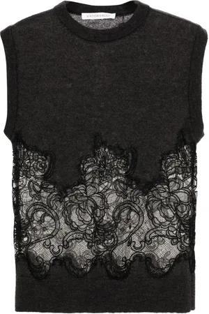 Viktor & Rolf Spencer ärmlös tröja med spets