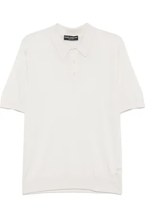 Dolce & Gabbana Finstickad pikétröja