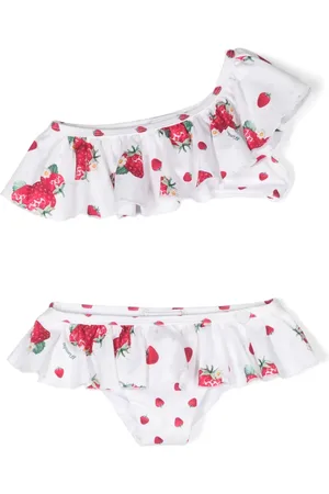 MONNALISA Bikini med jordgubbstryck