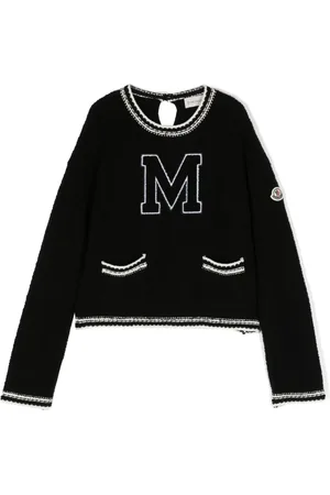 Moncler Stickad tröja med logotypmärke