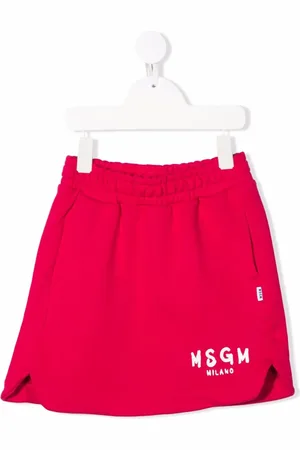 Msgm Midikjol med logotyp