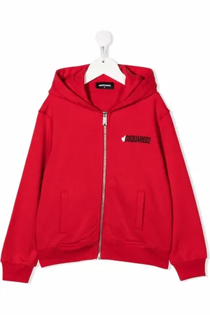 Dsquared2 Hoodie med logotyp