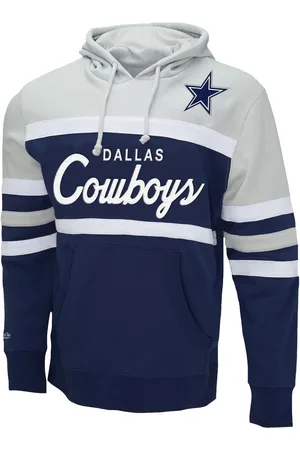 Mitchell & Ness NFL Head Coach Cowboys Grey/Royal hoodie