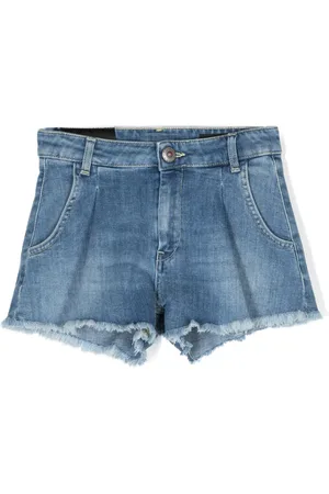 Dondup Jeansshorts med fransar