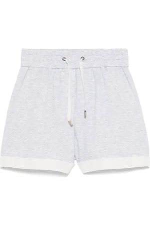 PESERICO SIGN Jeansshorts med melerad effekt