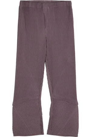 Issey Miyake Aerial plisserade byxor
