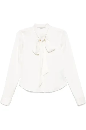 Stella McCartney Blus med knytkrage