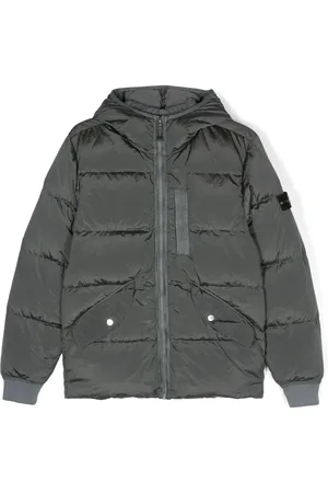 Stone Island Vadderad jacka med huva