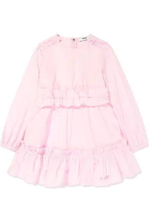Msgm Volangklänning med broderad logotyp
