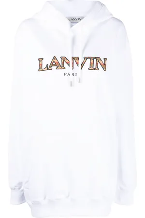 Lanvin Hoodie med broderad logotyp