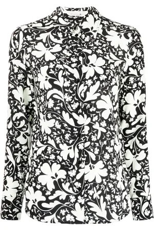 Stella McCartney Blommig sidenskjorta