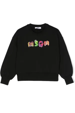 Msgm Sweatshirt med logotyp