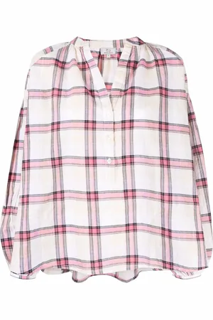 Woolrich Skotskrutig långärmad blus