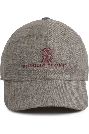 Brunello Cucinelli Keps med broderad logotyp