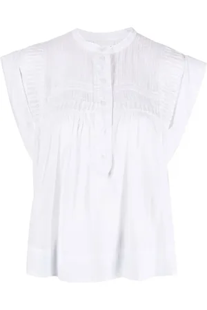 Marant Etoile Leaza plisserad blus