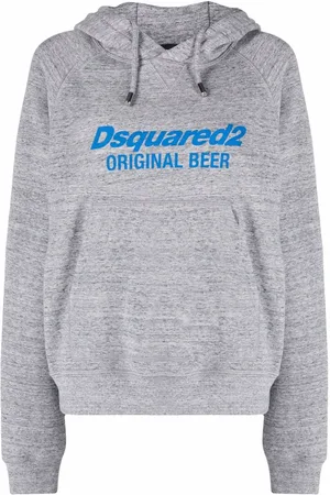 Dsquared2 Hoodie med logotyp