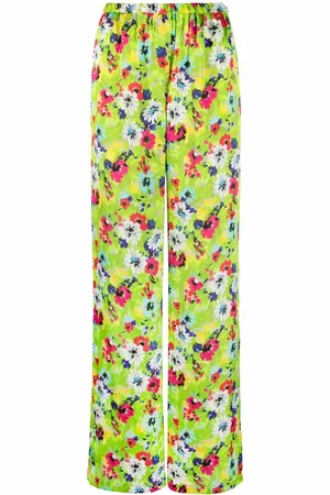 Msgm Blommiga palazzobyxor