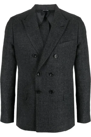 REVERES 1949 Rutig dubbelknäppt blazer