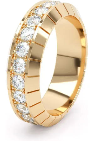 LOEV Eternity diamantring i 18K gult guld