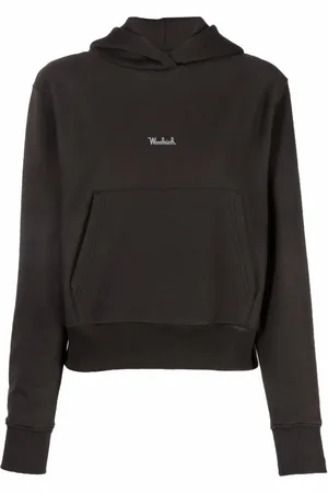 Woolrich Hoodie med logotyp