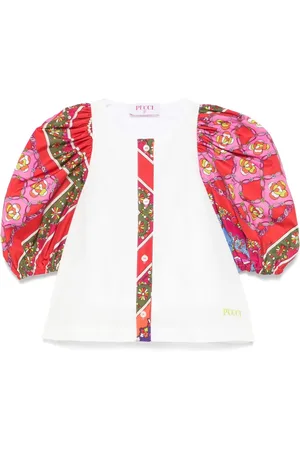 PUCCI Junior Skjorta med kontrastärm