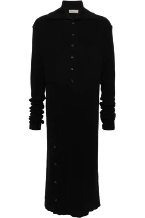 YOHJI YAMAMOTO Ribbstickad tröja