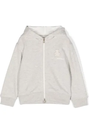 Brunello Cucinelli Hoodie med broderad logotyp