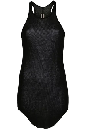 Rick Owens Ribbat linne med brottarrygg