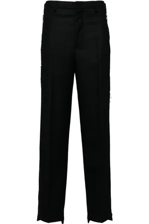 UNDERCOVER Raka byxor med sliten finish